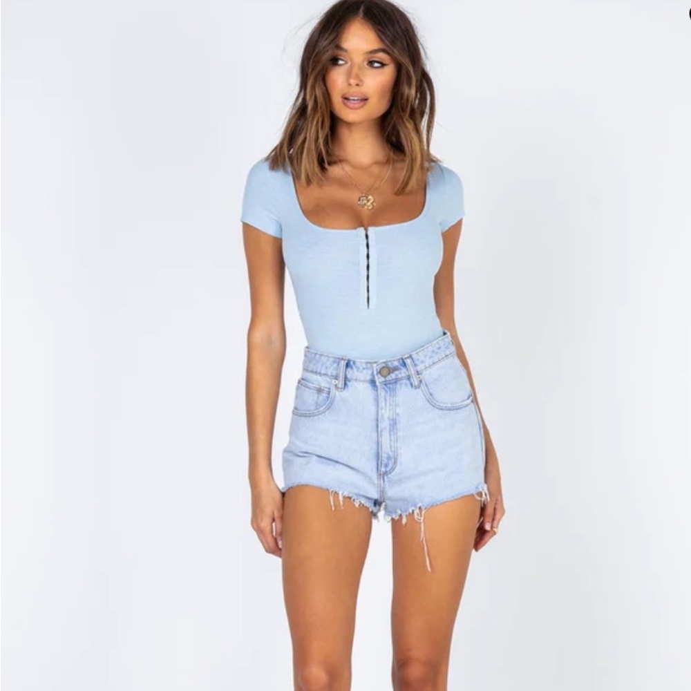 Princess Polly Murphy bodysuit blue